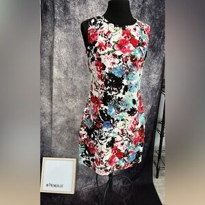Fifth & Park size Small floral sleeveless shift dress